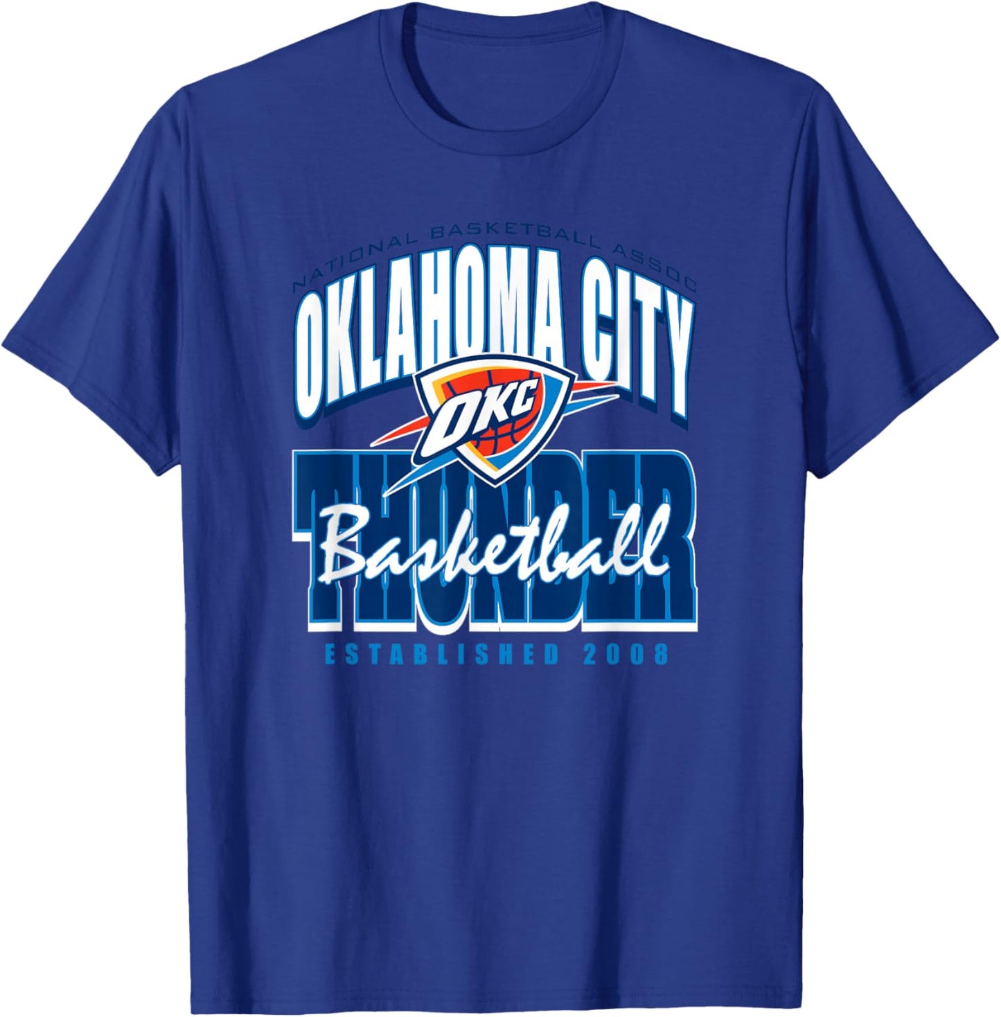 NBA Official Oklahoma City Thunder Bring the Noise T-Shirt - T-Shirt | Royal