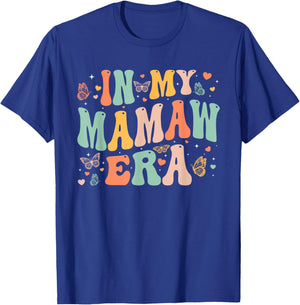 Retro Groovy In My Mamaw Era Mother's Day Gifts Women T-Shirt - T-Shirt | Royal