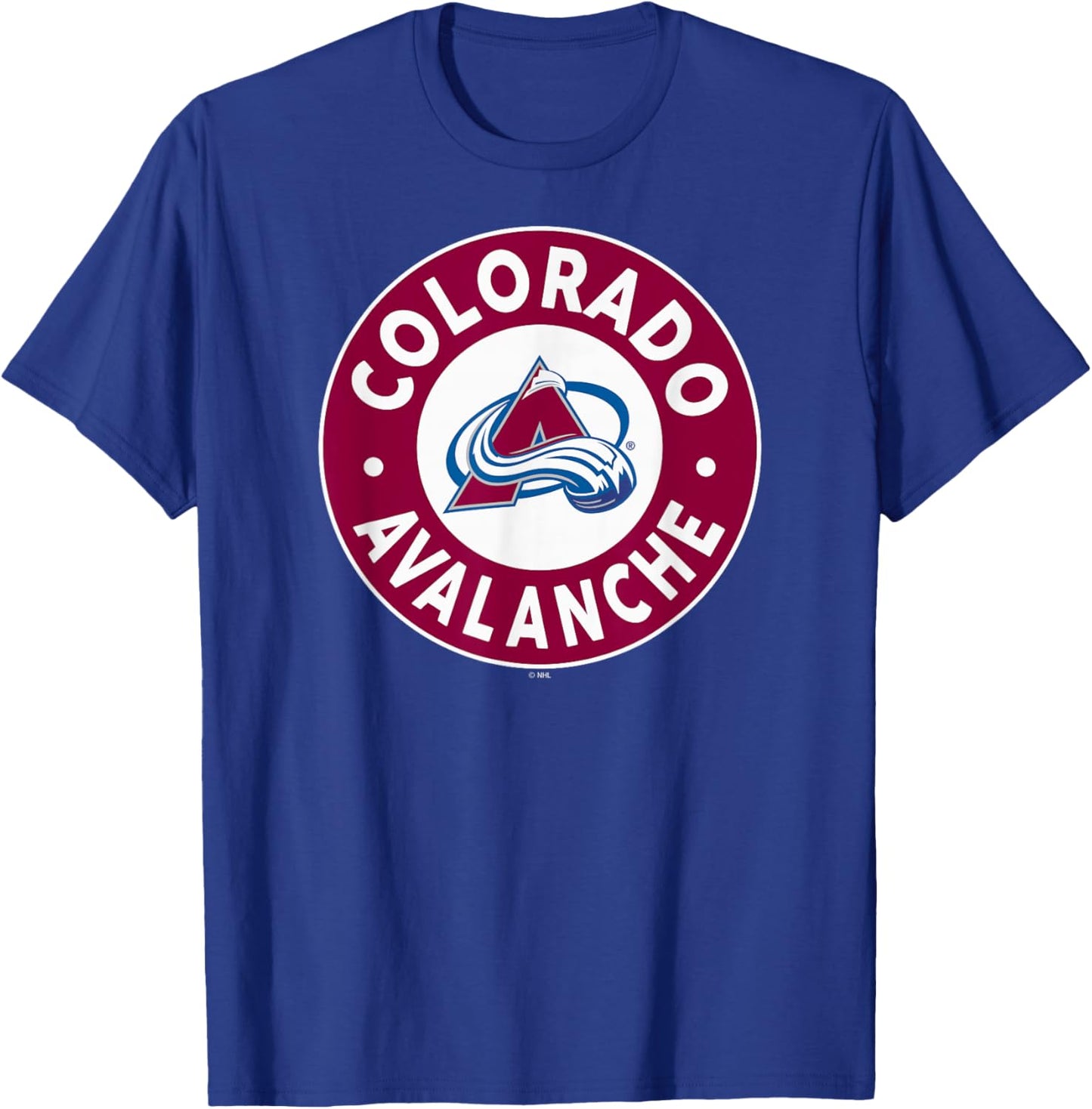 Colorado Avalanche Symbol Black Officially Licensed T-Shirt - T-Shirt | Royal