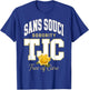 Sans Souci TJC Free of Care College Style T-Shirt - T-Shirt | Royal