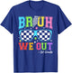 Last Day of School Sunglasses Bruh We Out First Grade Kids T-Shirt - T-Shirt | Royal