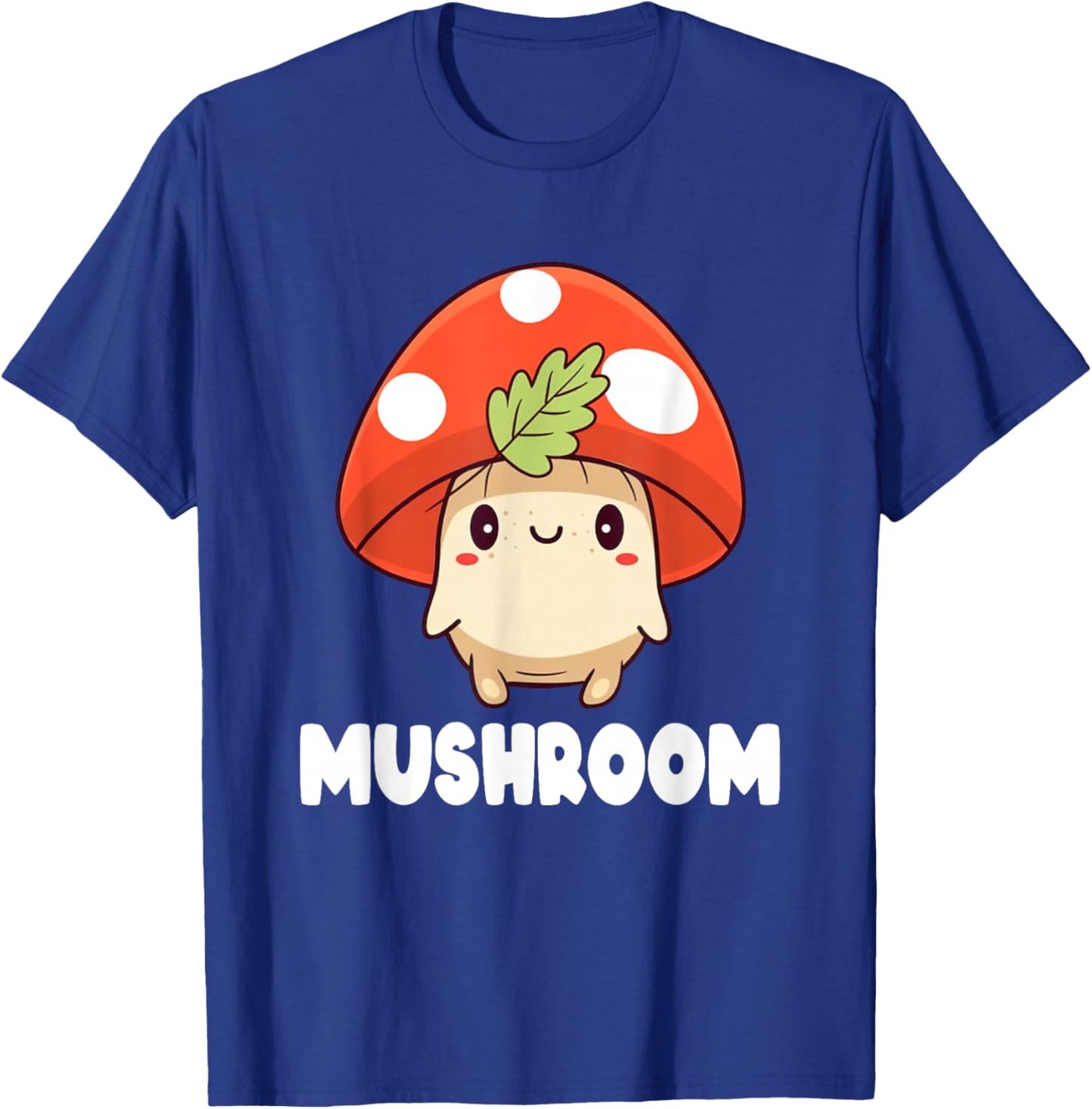 Kids Mushroom Shirt For Boys Or Girls | Cute Mushroom Gift T-Shirt - T-Shirt | Royal