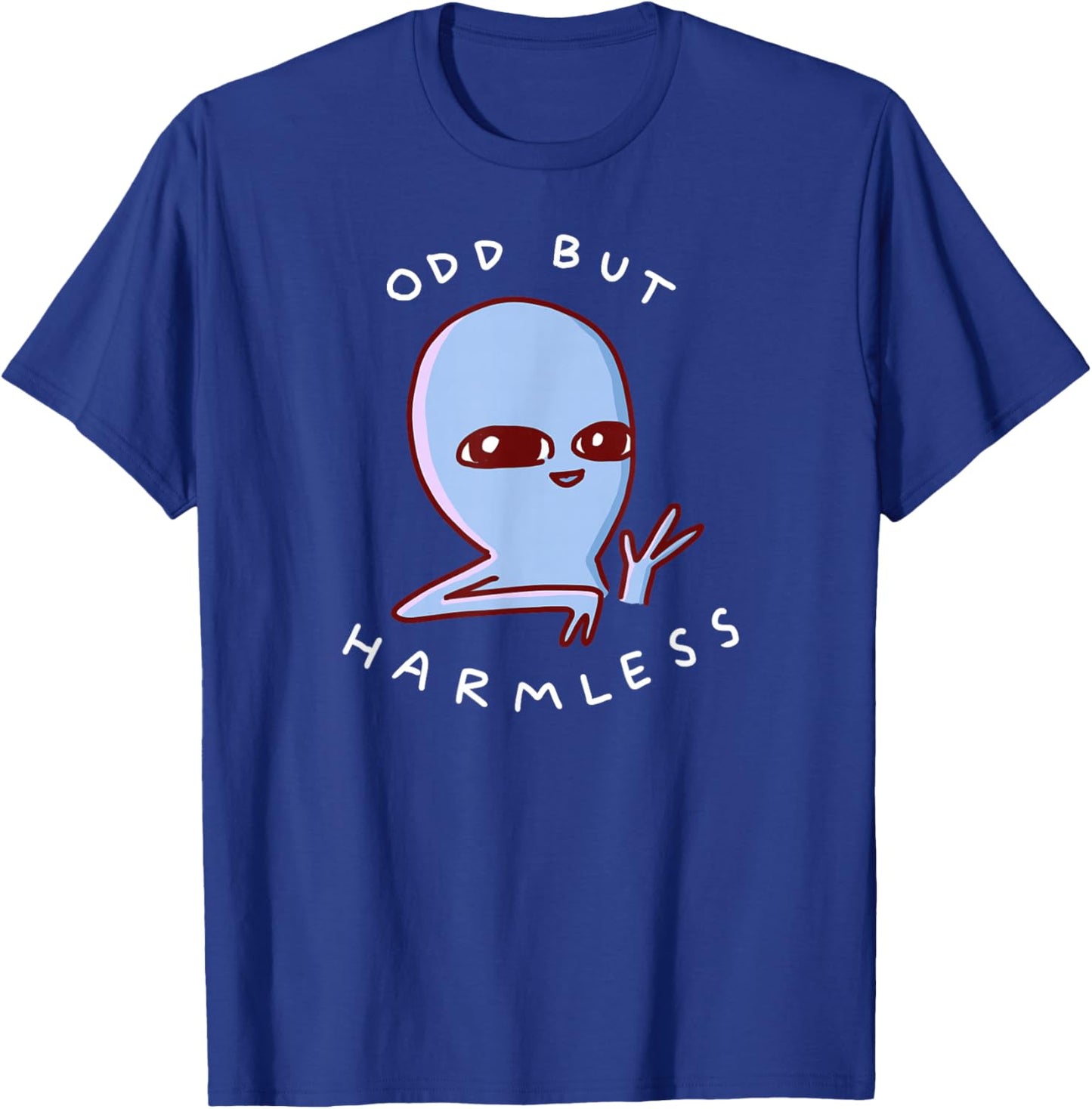 Threadless Nathan W. Pyle Odd But Harmless Graphic T-Shirt - T-Shirt | Royal