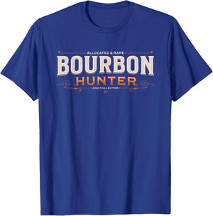 Bourbon Hunter Collector for Whiskey Stocking Stuffer Gifts T-Shirt - T-Shirt | Royal