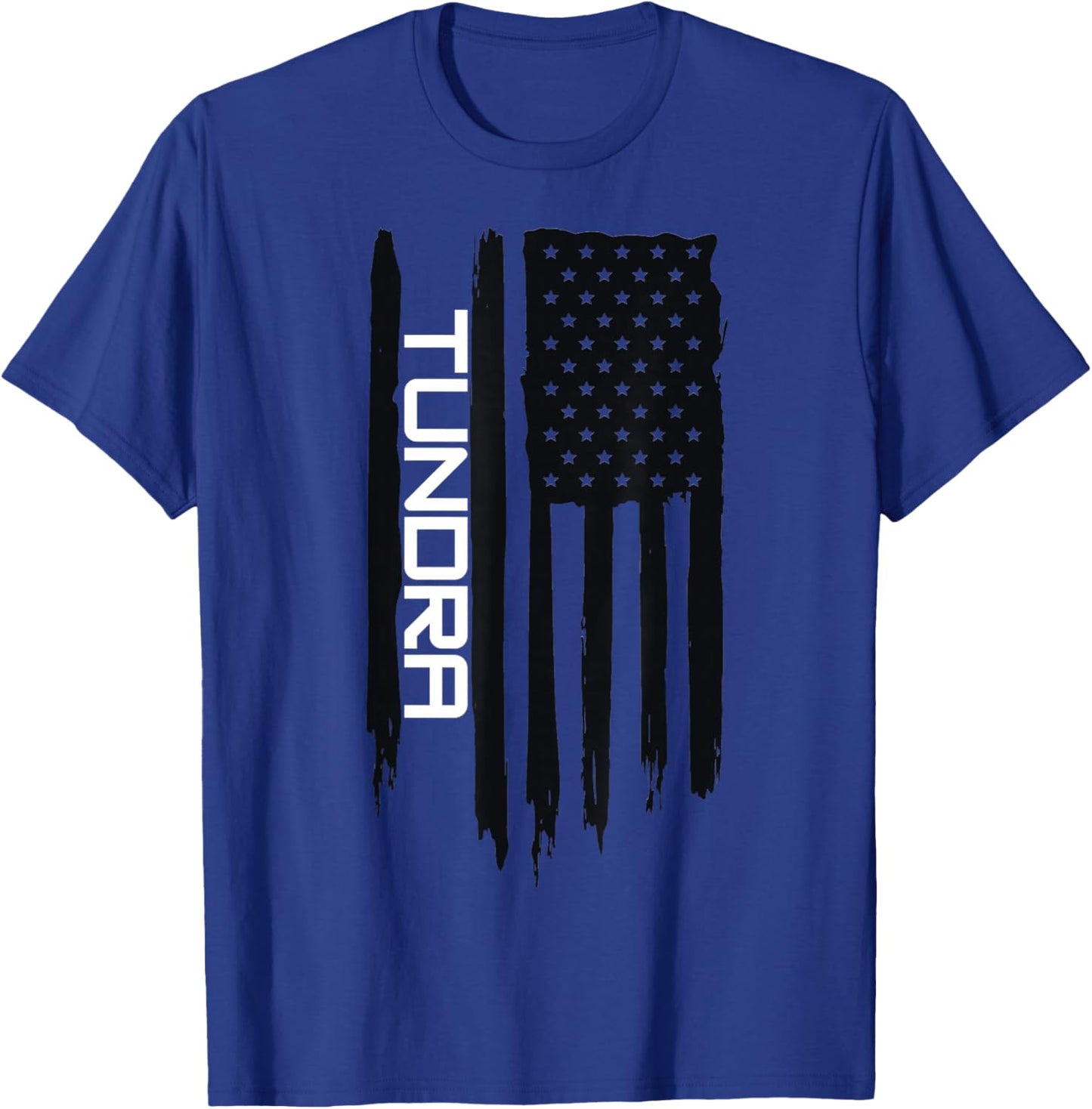 Alaskan Rugged Tundra American Flag USA T-Shirt - T-Shirt | Royal