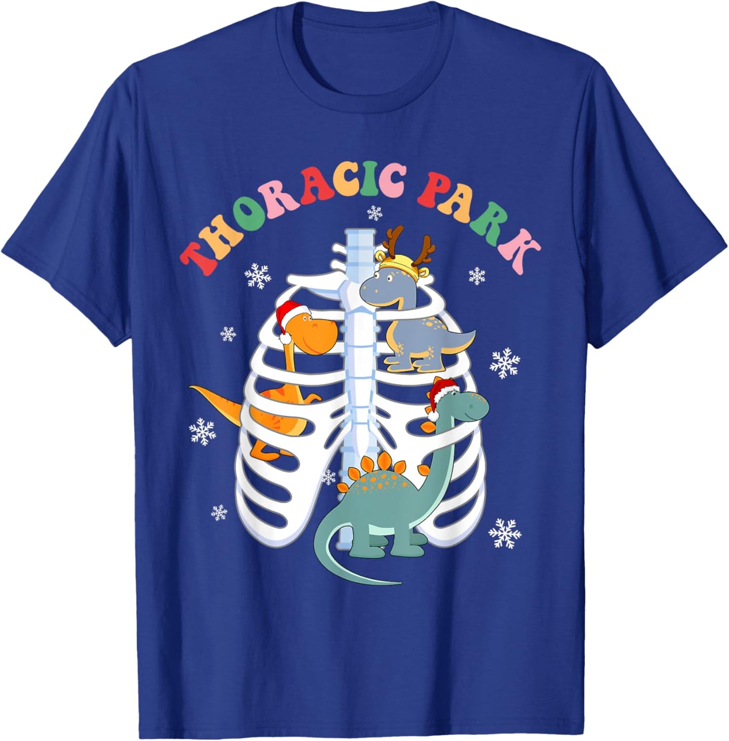 Thoracic Christmas Park Thoracic Surgery OR Nurses Doctor T-Shirt - T-Shirt | Royal