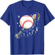 Baseball Home Plate Drip Boys Baseball, Baseball Drip T-Shirt - T-Shirt | Royal