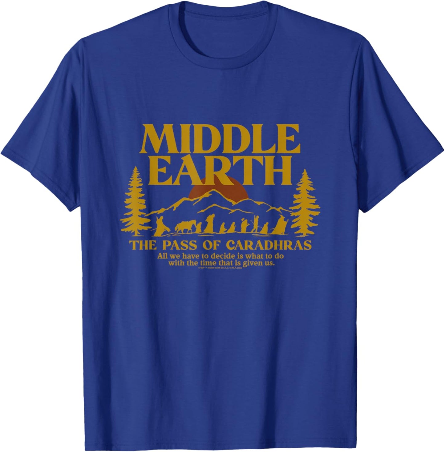 The Lord of the Rings Middle Earth The Pass Of Caradhras T-Shirt - T-Shirt | Royal