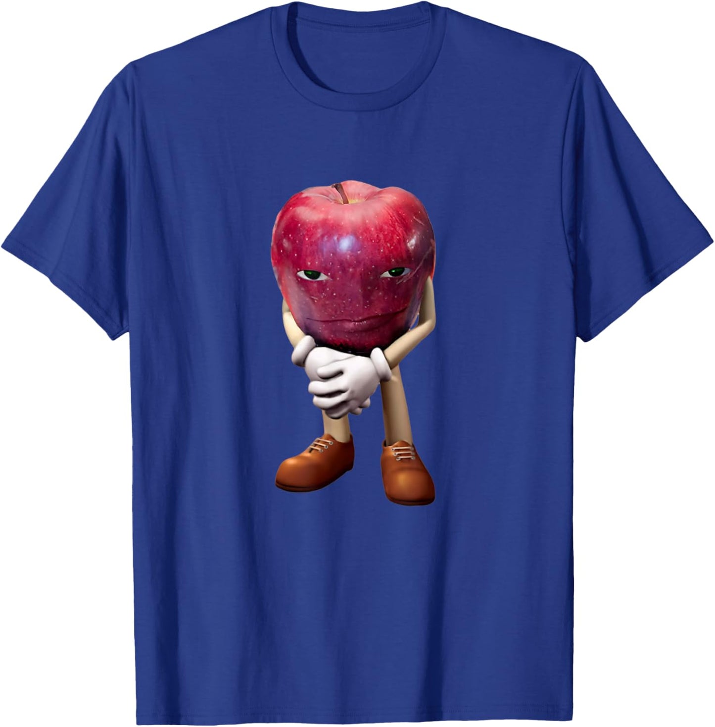 Grumpy Apple Meme T-Shirt - T-Shirt | Royal