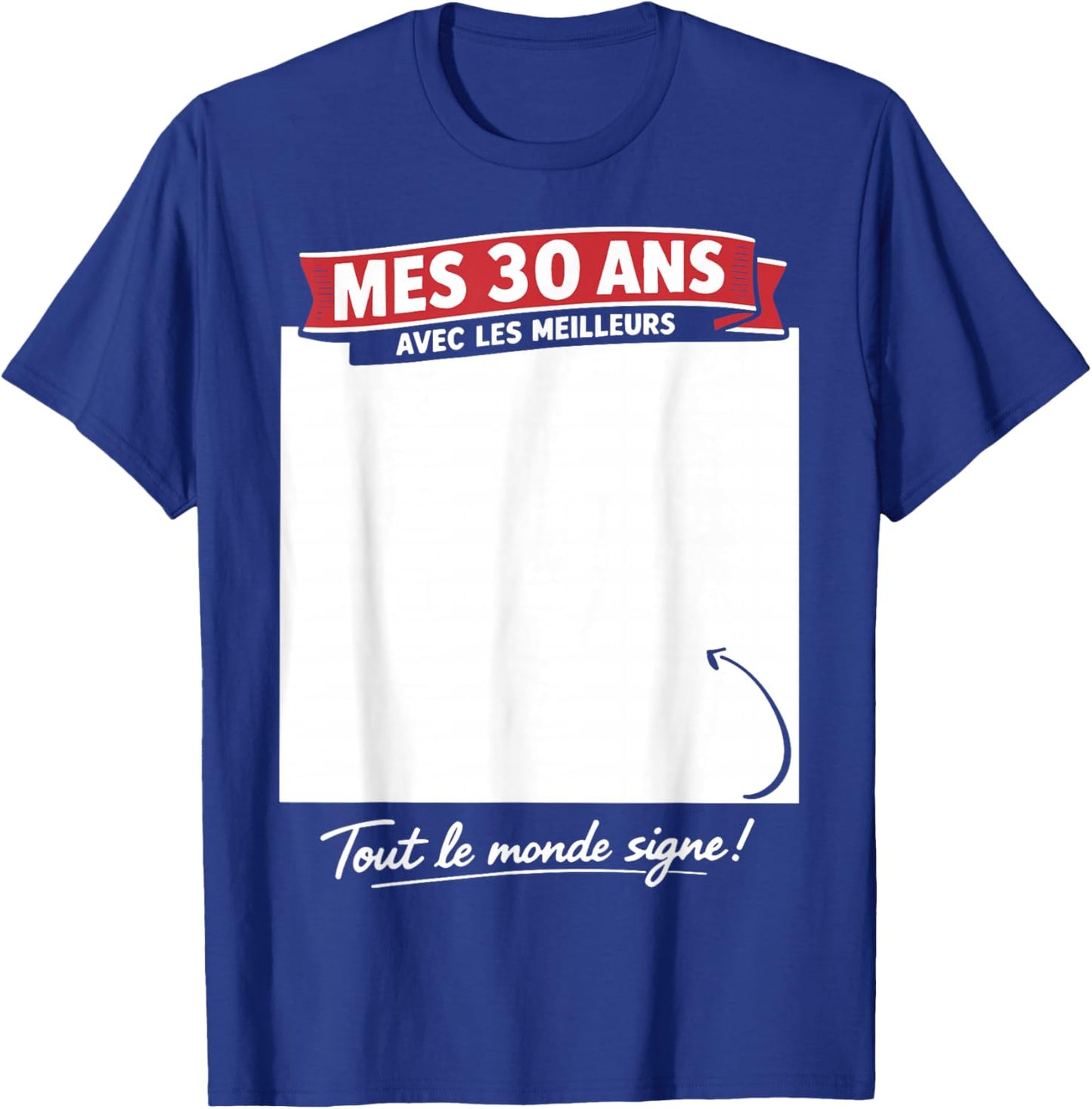 30ème Anniversaire Homme Femme 30 Ans 1996 déco drôle Cadeau T-Shirt - T-Shirt | Royal