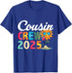 Matching Cousin Crew 2025 T-Shirt - T-Shirt | Royal