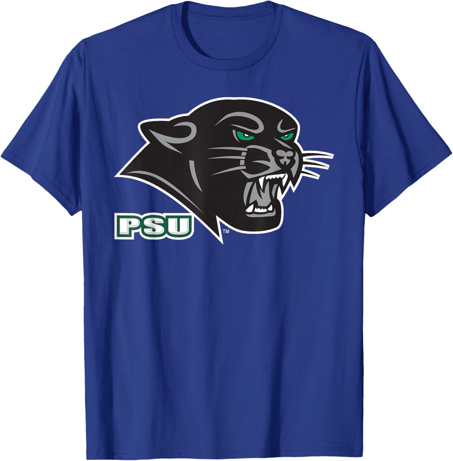 Plymouth State University PSU Panthers Head Logo T-Shirt - T-Shirt | Royal