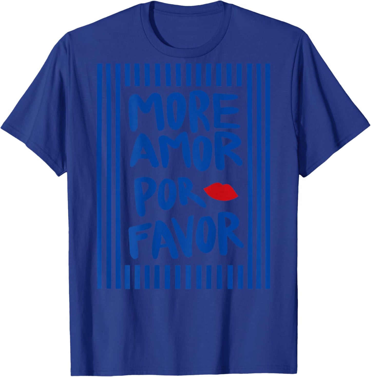 More Amor POR Favor X Kiss - More Love Selflove Backprint T-Shirt - T-Shirt | Royal