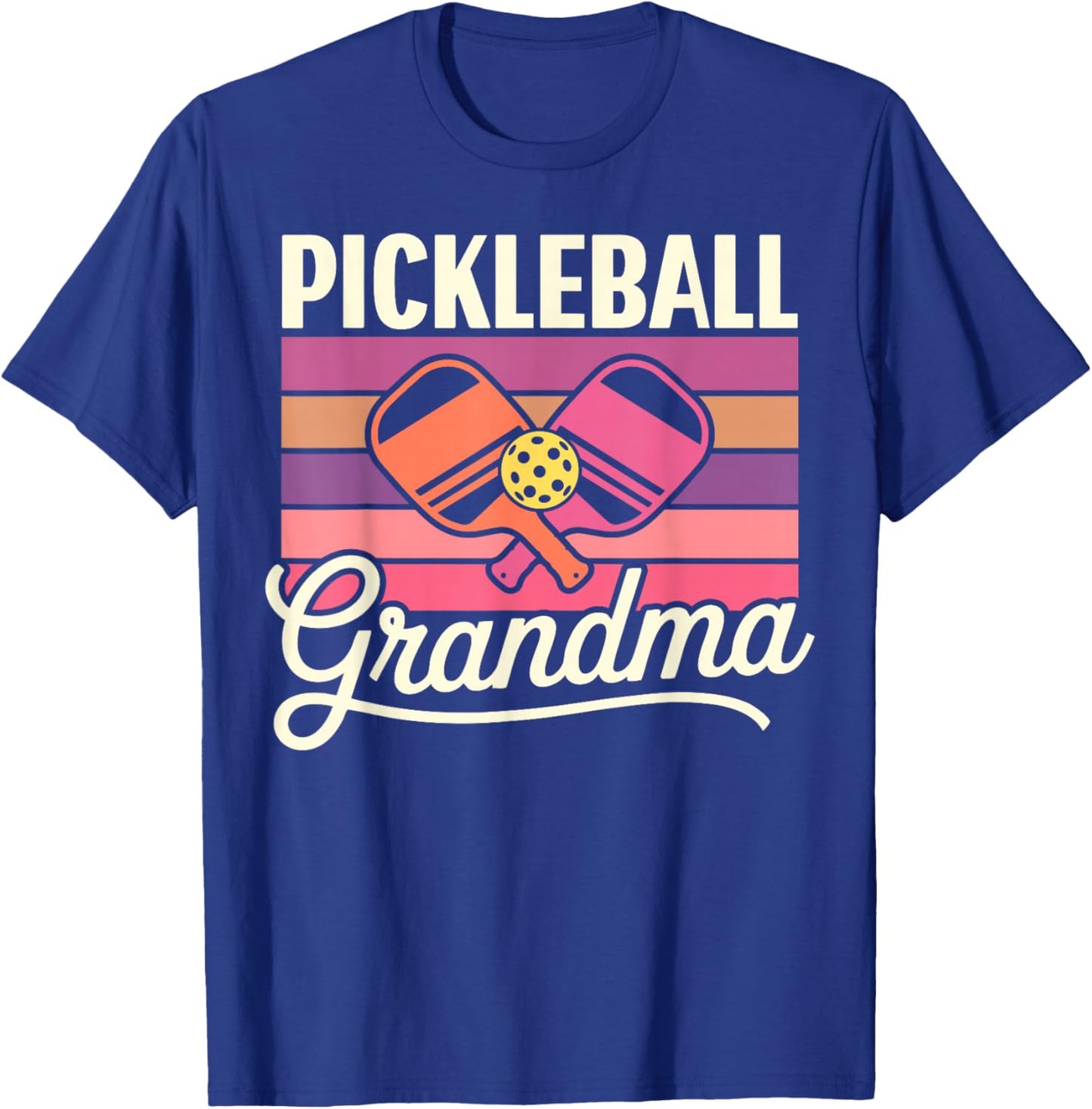Proud Pickleball Grandma Grandmother T-Shirt - T-Shirt | Royal