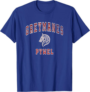 Distressed Greymanes Crimson Desert Pywel Funny Design T-Shirt - T-Shirt | Royal