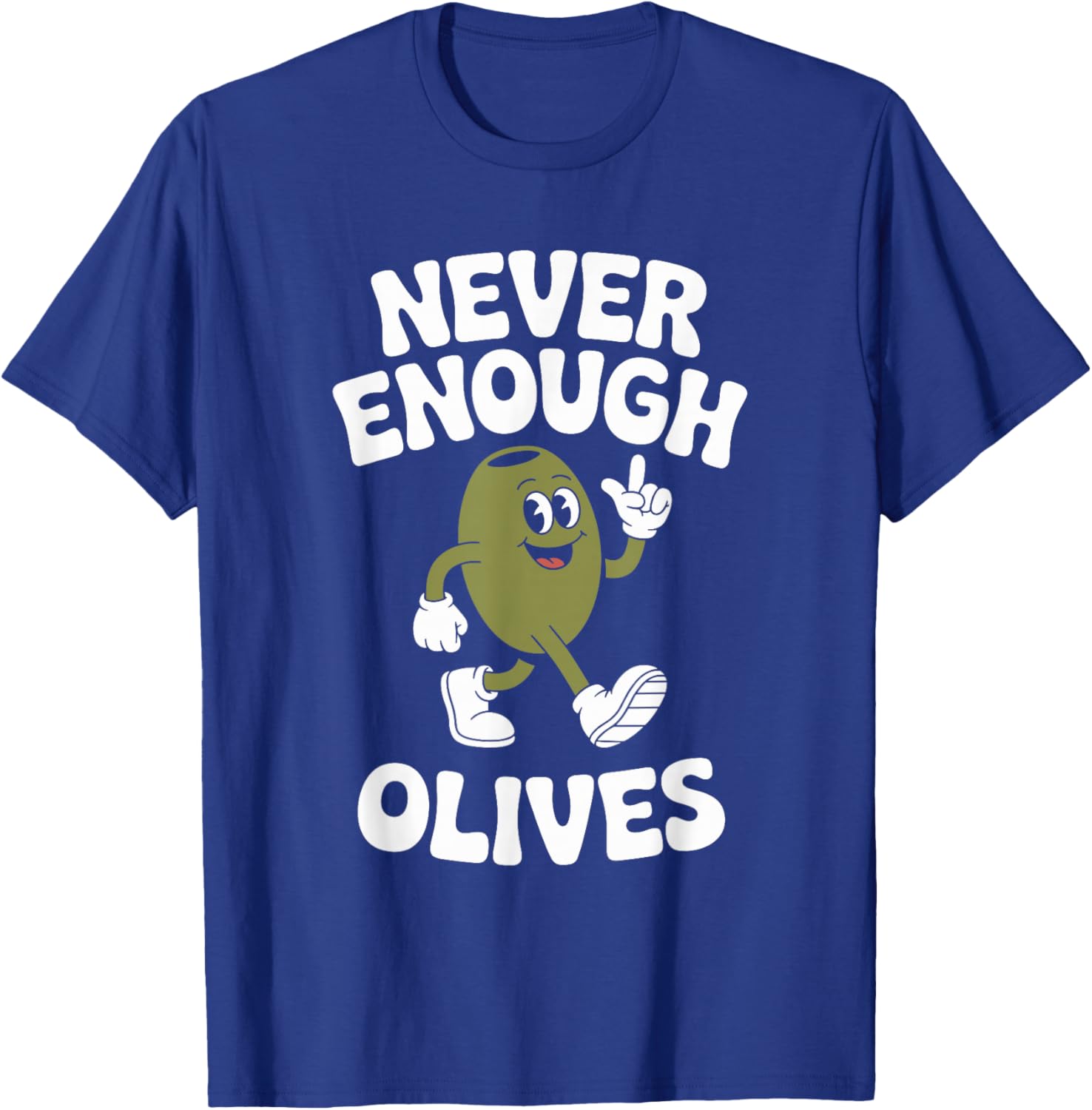 Funny Olive or Olives Retro T-Shirt - T-Shirt | Royal