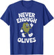 Funny Olive or Olives Retro T-Shirt - T-Shirt | Royal