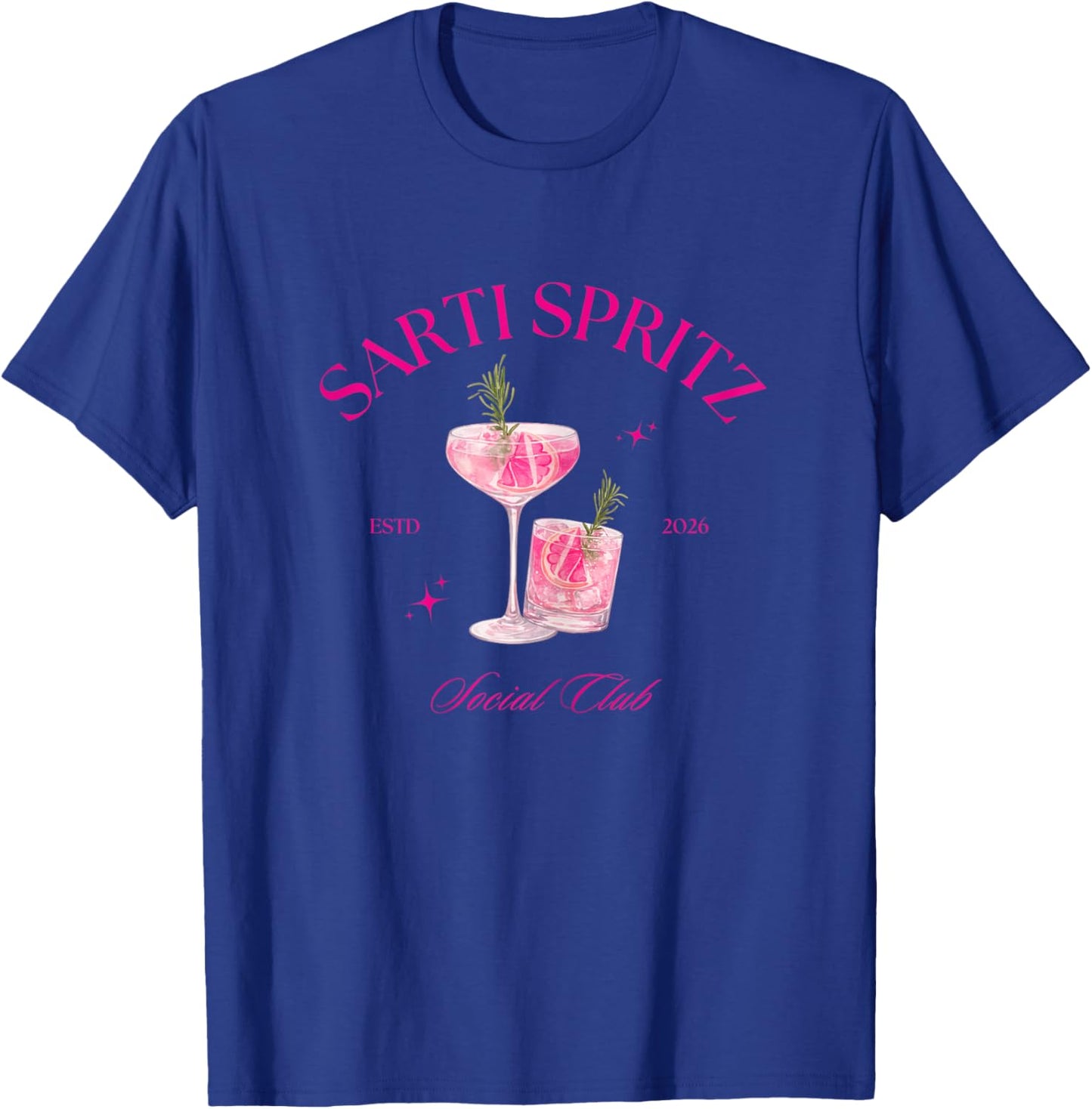 Sarti Spritz Social Club Sommer Aperitif Cocktail Outfit T-Shirt - T-Shirt | Royal