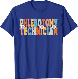 Phlebotomy Technician Back To School Phlebotomist T-Shirt - T-Shirt | Royal