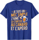 Hunting Duck aperitif Man Humour Ducks Funny Funny T-Shirt - T-Shirt | Royal