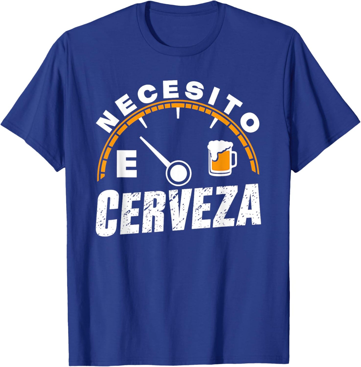 Funny Mexican Beer Necesito Cerveza I need Beer in Spanish T-Shirt - T-Shirt | Royal
