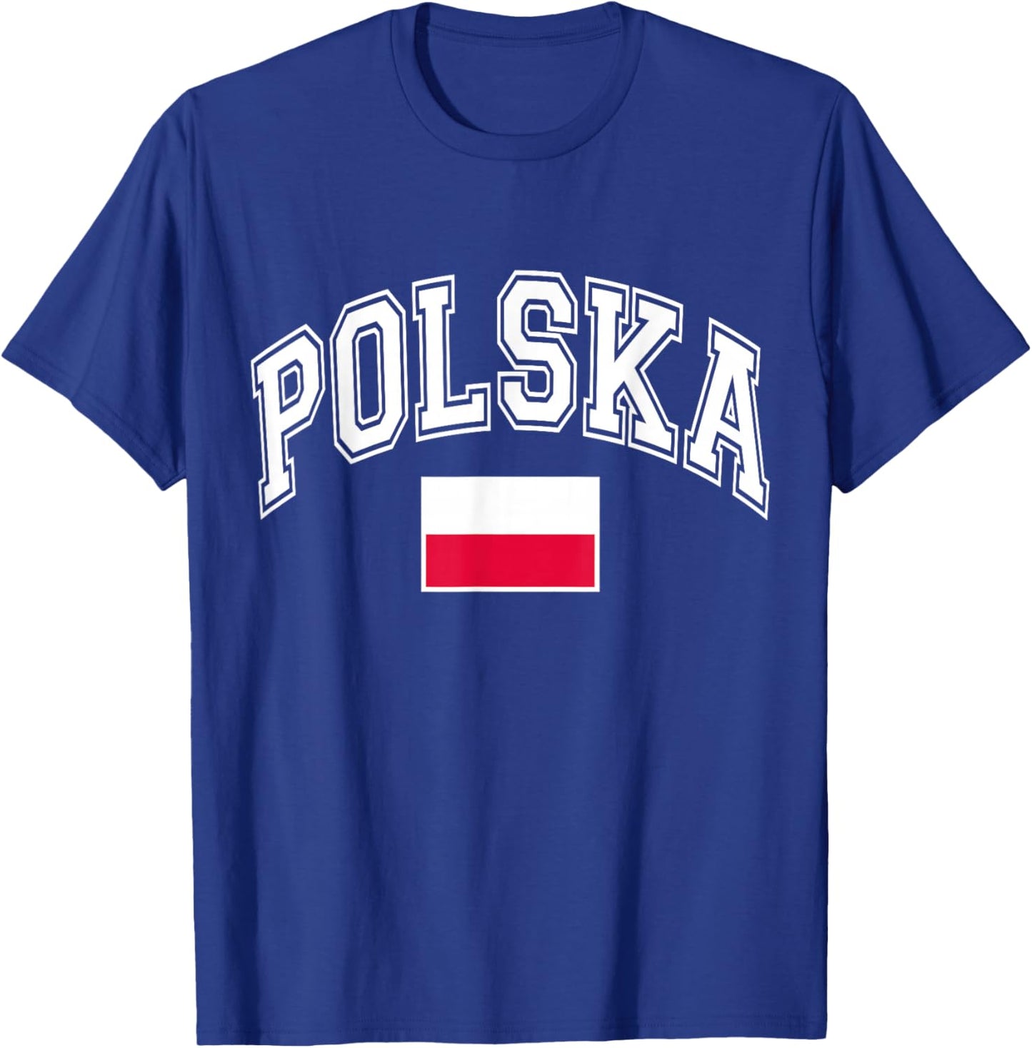 Polska Poland Polish Flag T-Shirt - T-Shirt | Royal