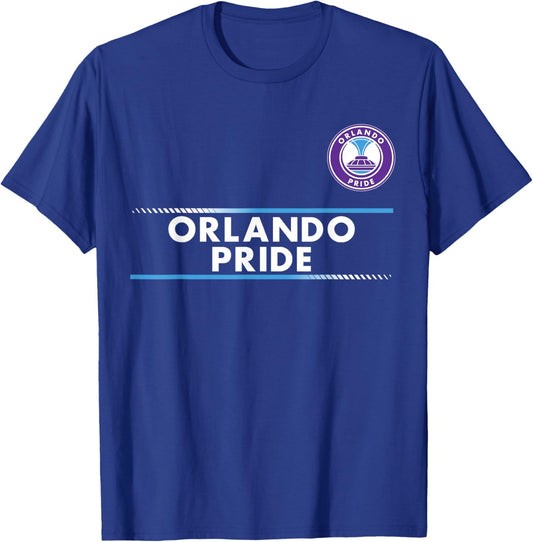 Officially Licensed Orlando Pride Soccer NWSL Apparel T-Shirt - T-Shirt | Royal