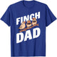 Zebra Finch Owner Finch Dad Pets Zebra Finches T-Shirt - T-Shirt | Royal