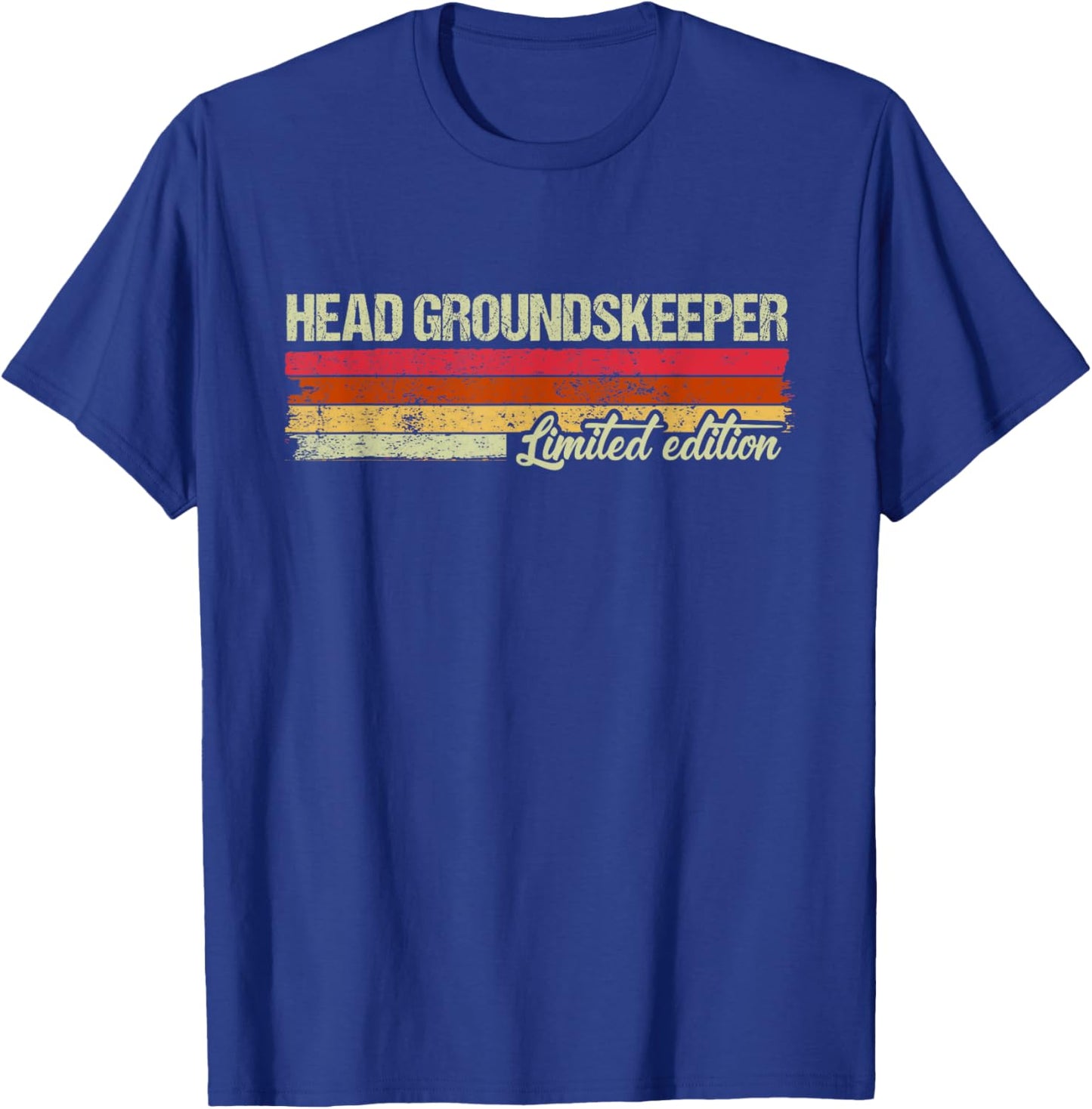 Vintage Head Groundskeeper Limited Edition T-Shirt - T-Shirt | Royal