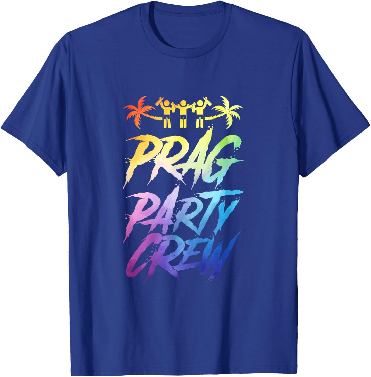 Prag Party Crew | Bunt T-Shirt - T-Shirt | Royal