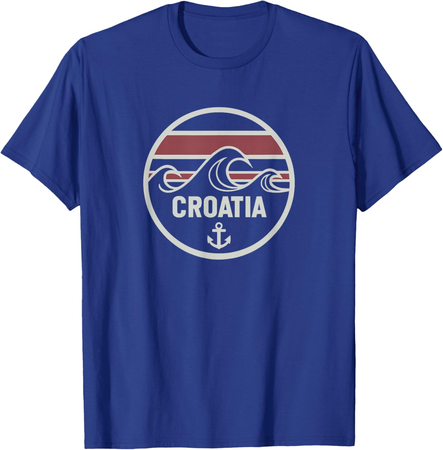 Croatia Graphic Souvenirs T-Shirt - T-Shirt | Royal