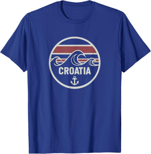 Croatia Graphic Souvenirs T-Shirt - T-Shirt | Royal