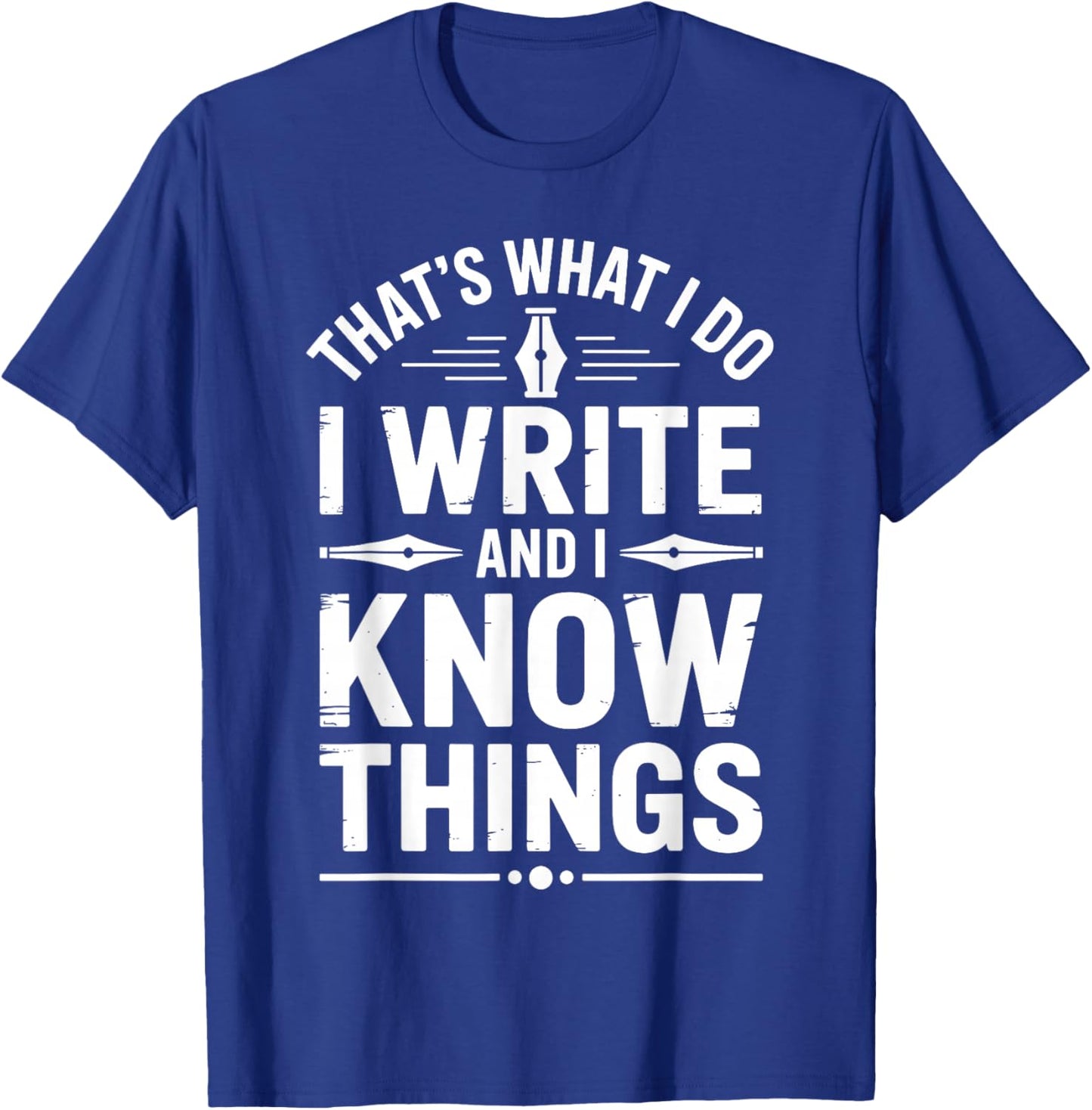Funny Novelty Writer Art Women Author & Screenwriter T-Shirt - T-Shirt | Royal