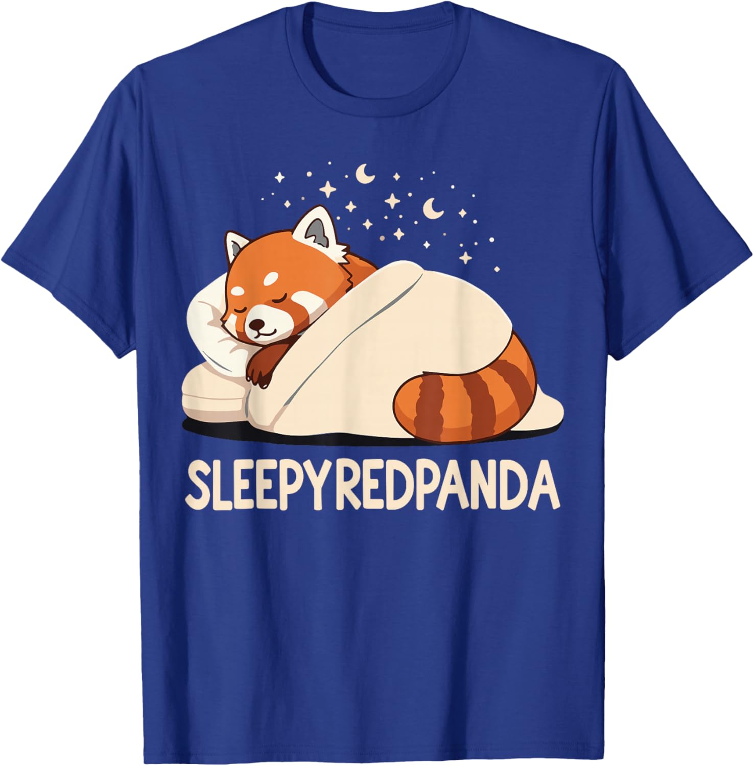 Red Panda Sleep Pajamas T-Shirt - T-Shirt | Royal