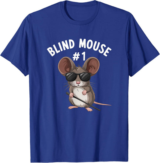Blind Mouse 1 Three Blind Mice Halloween Costume T-Shirt - T-Shirt | Royal