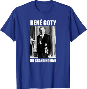 René Coty Citation OSS 117 Haut de Gamme T-Shirt - T-Shirt | Royal