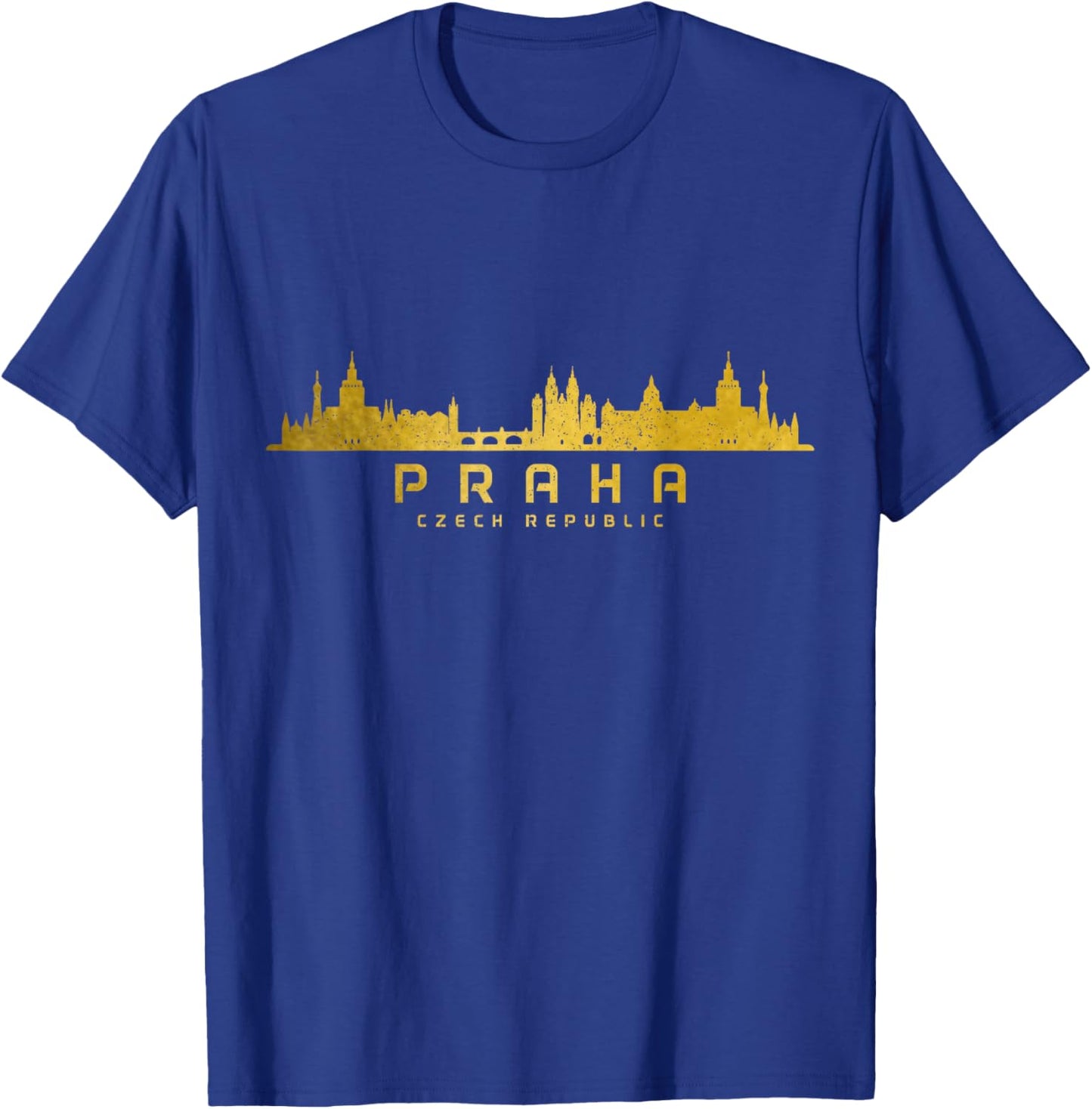 Prague Skyline Czech Republic Praha Souvenir T-Shirt - T-Shirt | Royal