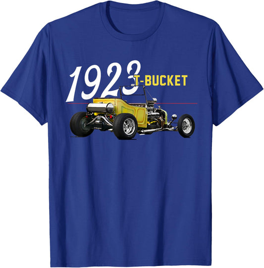 1923 23 T-Bucket Blown Hot Rod T-Shirt - T-Shirt | Royal