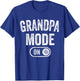 Grandpa Mode On Funny Soon To Be Poppop Gifts 1St Time Pop T-Shirt - T-Shirt | Royal