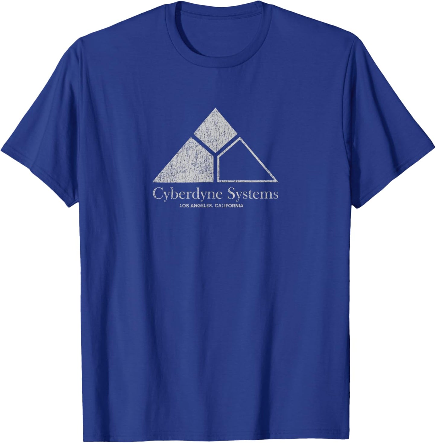 Cyberdyne Systems Los Angeles- Pre-Distressed T-Shirt - T-Shirt | Royal