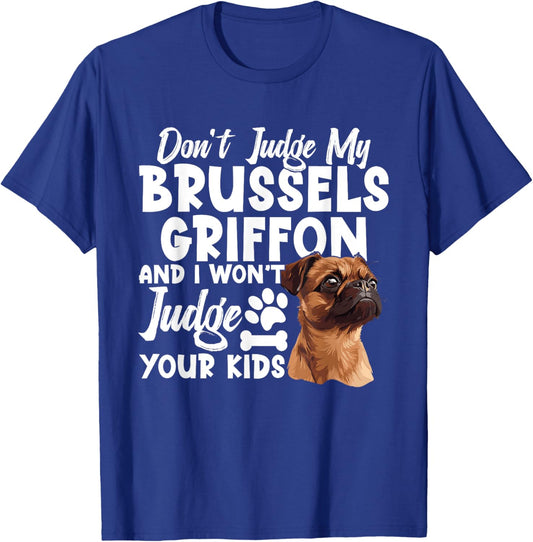 Brussels Griffon Pet Lover Dog Owner Brussels Griffon T-Shirt - T-Shirt | Royal