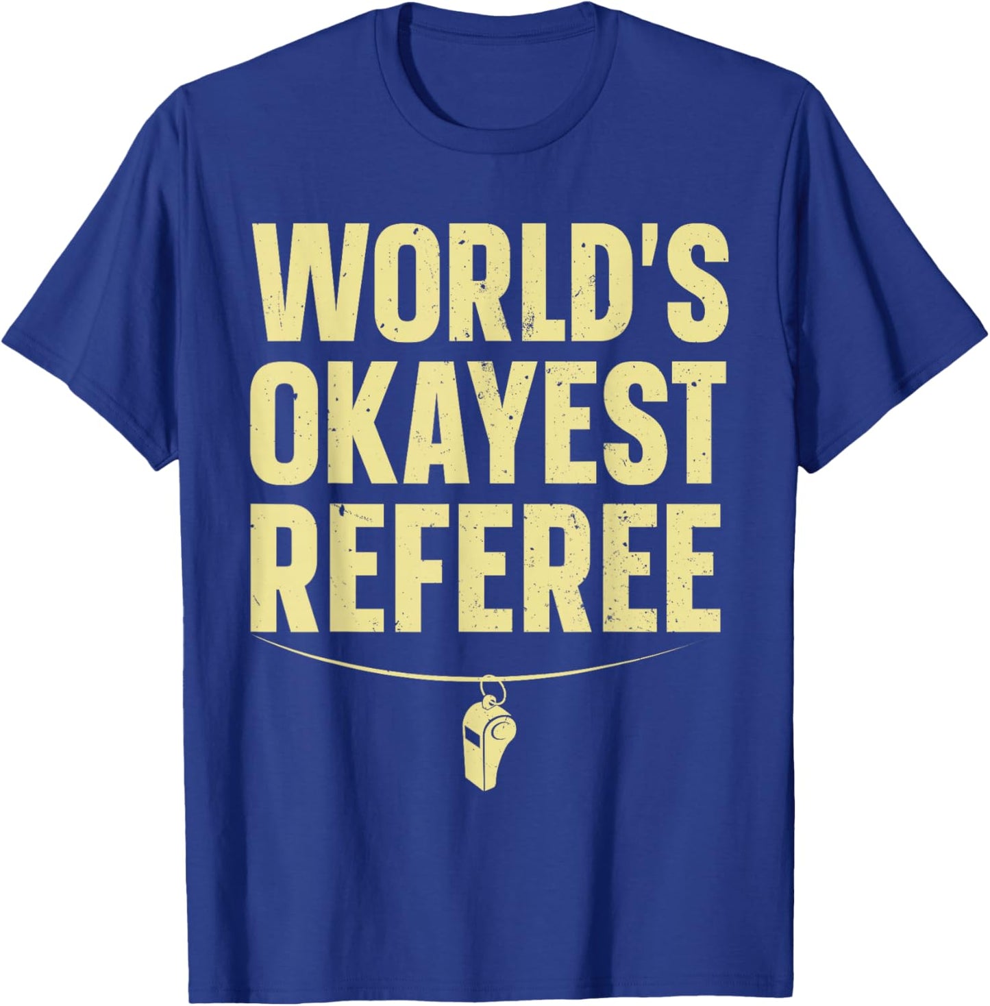 Funny Referee Art Women Sports Ref Stuff Gag Referee T-Shirt - T-Shirt | Royal