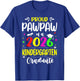 Proud Pawpaw Class of 2026 Kindergarten Graduate Kids T-Shirt - T-Shirt | Royal