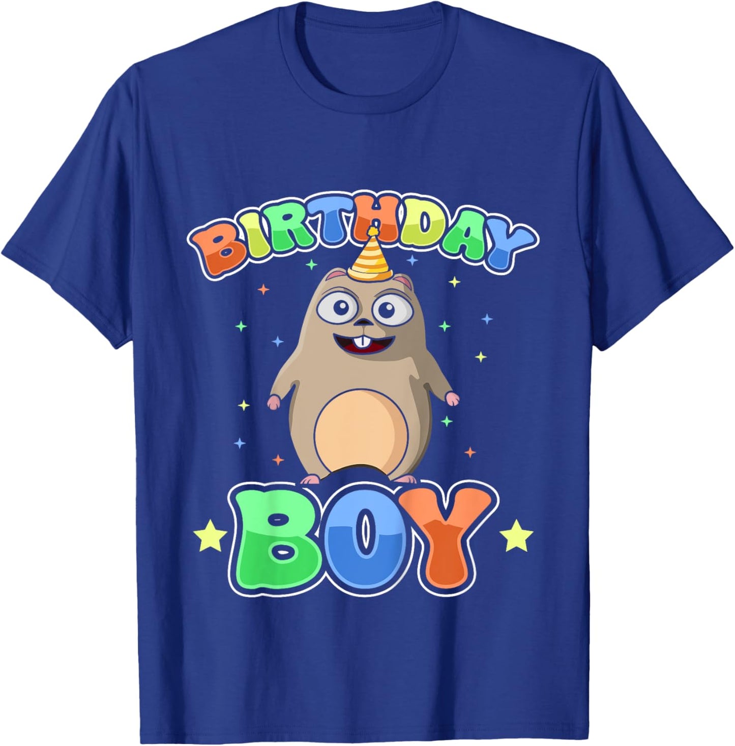 Kids Birthday Boy Lemming Outfit for Gamers and Animal Lovers T-Shirt - T-Shirt | Royal
