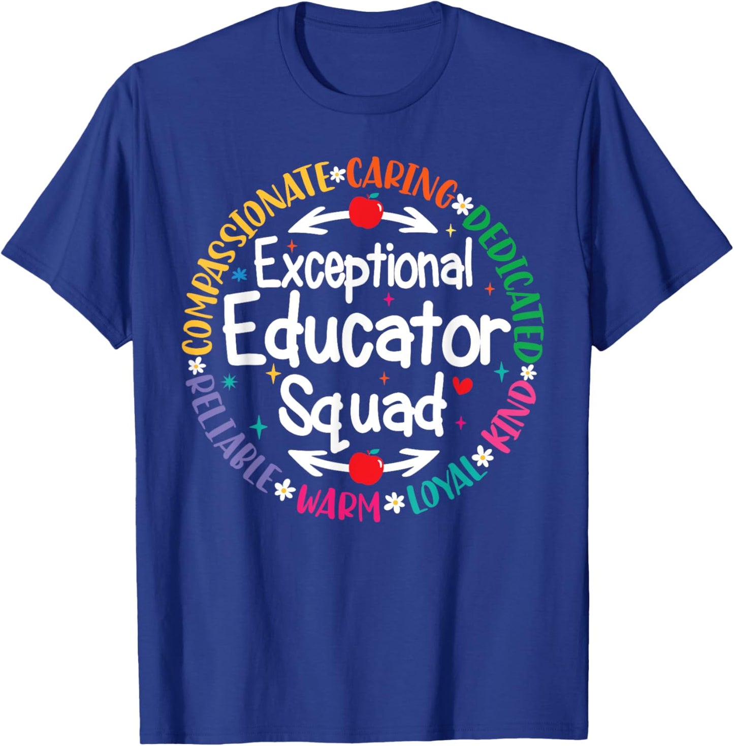 Exceptional Education Squad ESE SPED Ed Special Teacher Team Men Women Kids T-Shirt - T-Shirt | Royal