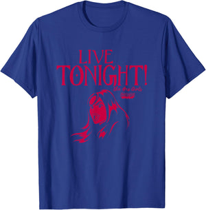 Scooby-Doo Live Tonight! The Hex Girls Silhouette Chest Logo T-Shirt - T-Shirt | Royal