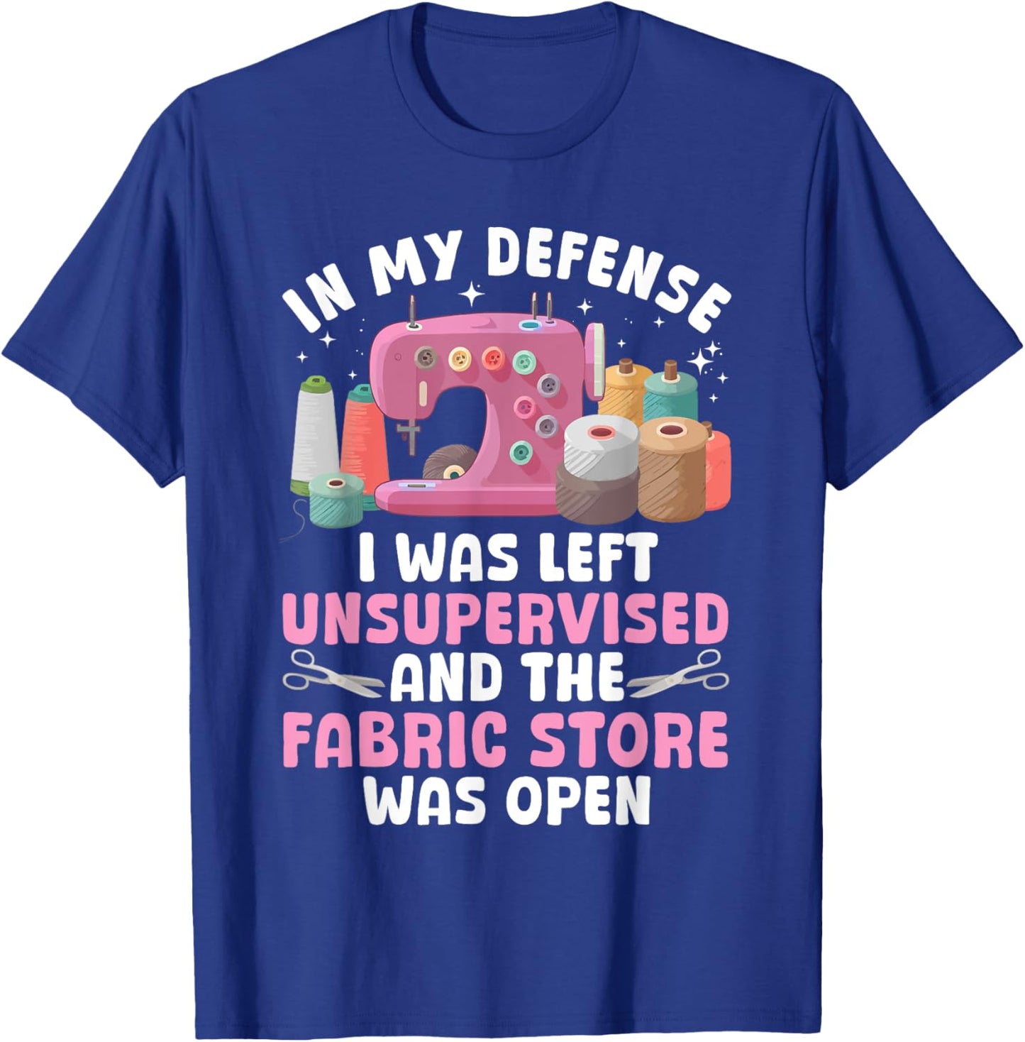 Funny Quilting Design Women Sewing Sew Quilter Sewer T-Shirt - T-Shirt | Royal
