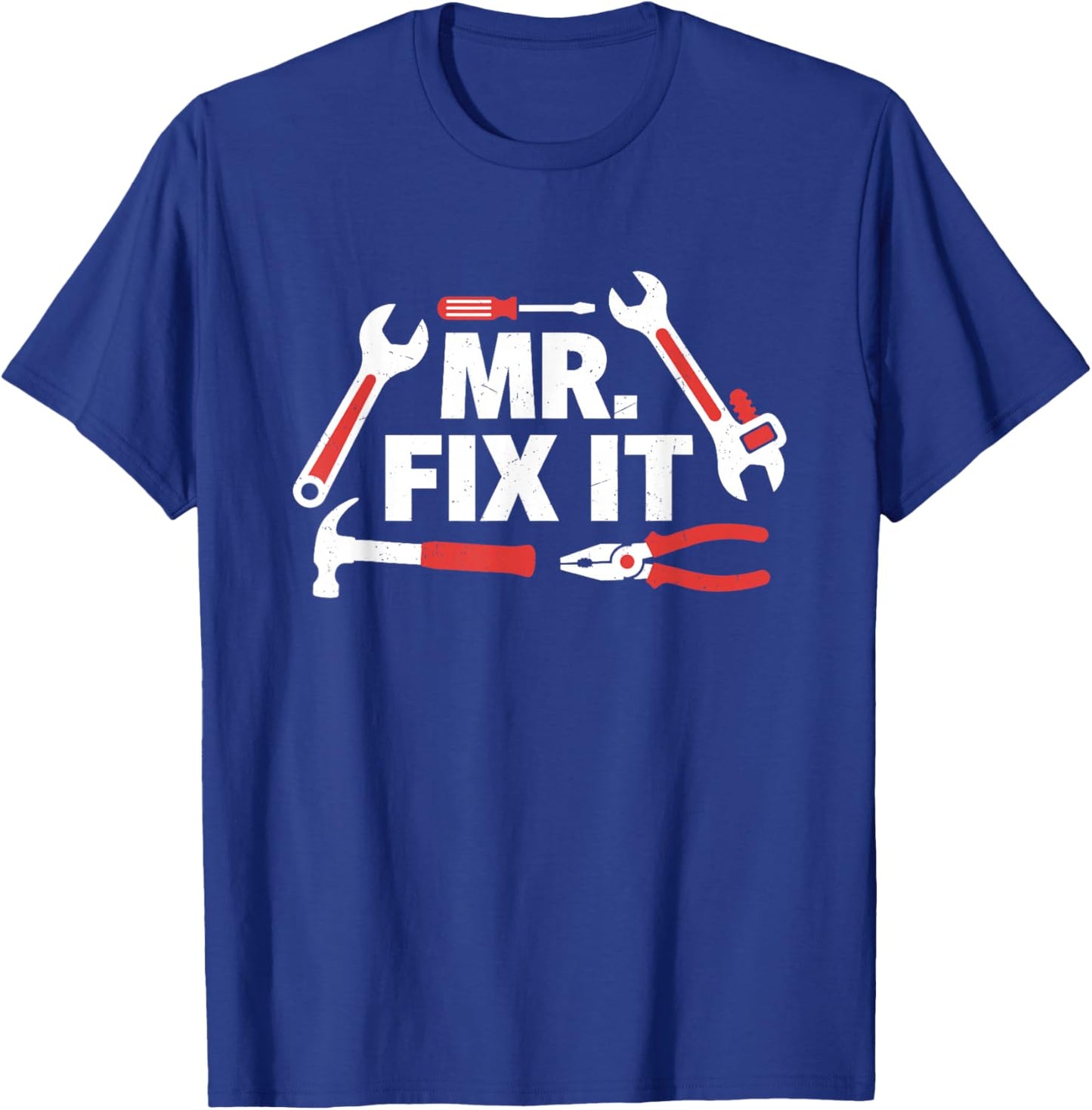 Funny Mr Fix It Mr Break It Father and Son Matching Outfit T-Shirt - T-Shirt | Royal