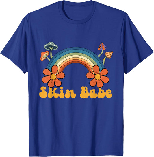 Skin Babe Skincare Dermatologist Esthetician T-Shirt - T-Shirt | Royal