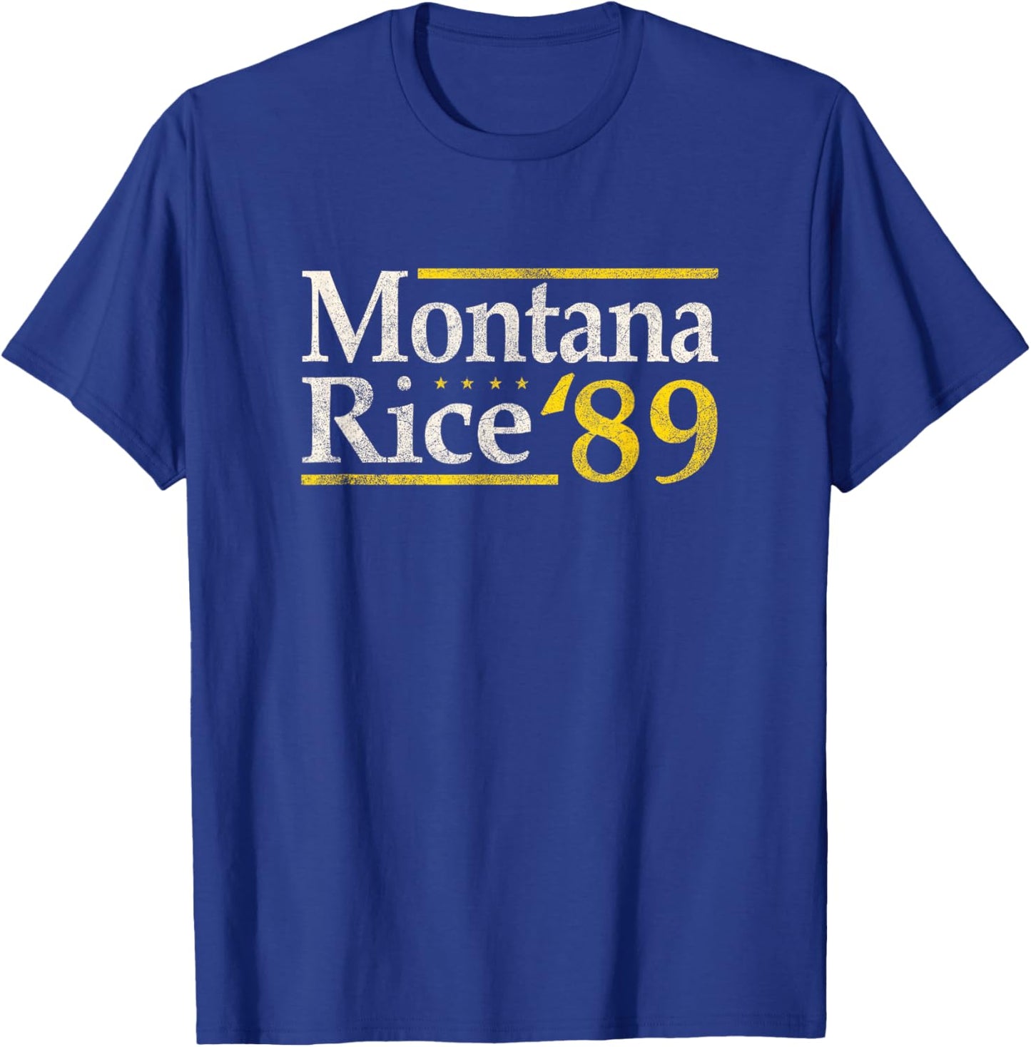 Montana Rice '89 San Francisco T-Shirt - T-Shirt | Royal
